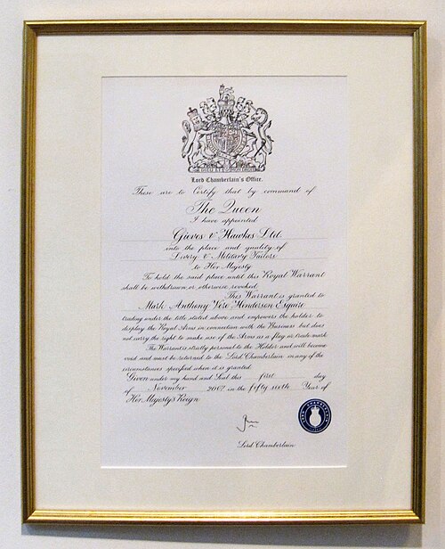 Royal Warrant Holders Association